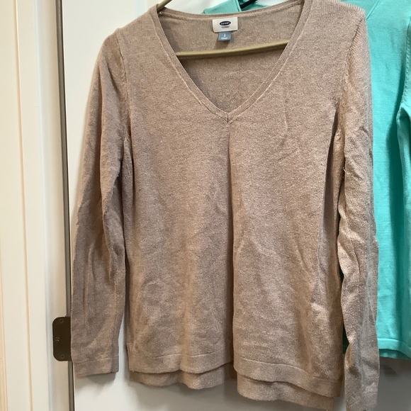 Bundle of 3 soft stretch cotton blend sweaters large - Picture 2 of 4